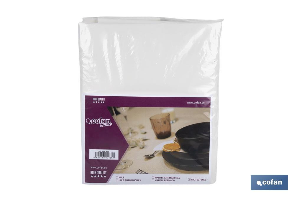 PROTECTOR DE MESA  1.5 BLANCO 1.40 X 2.00 M