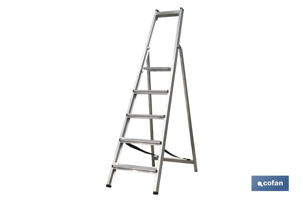 ESCALERA ALUMINIO SOLDADA 9 PELDAÑOS - REFORZADA