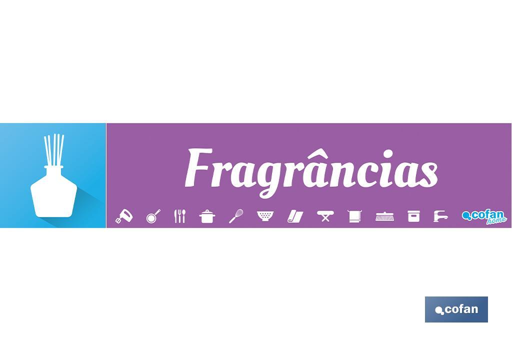 SEÑALETICA IMANTADA PARA EXPOSITOR 975 X 200 MM - FRAGRANCIAS
